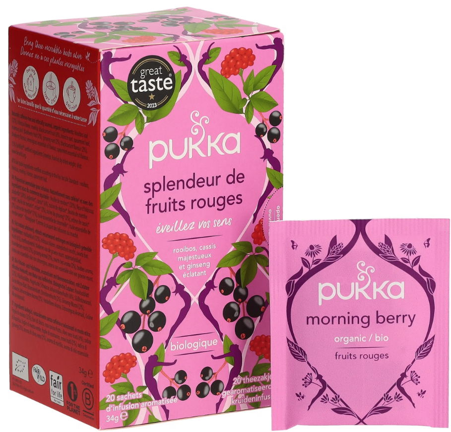 Pukka Pracht roter Früchte Tee Bio (20 Beutel)