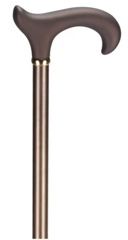 OSSENBERG Leichtmetallstock bronze mit Derbygriff (1 Stk)
