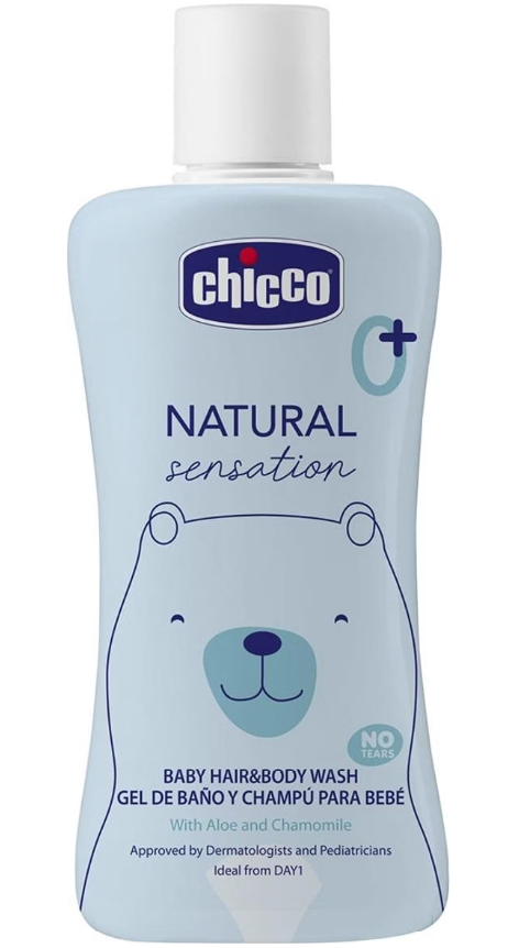 Chicco Natural Sensation Baby Shampoo & Körperbad, ohne Tränen (200ml)