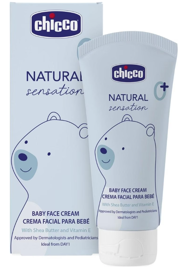Chicco Natural Sensation Baby-Gesichtscreme (50ml)