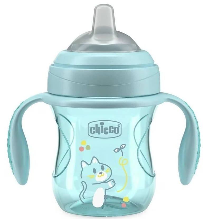 Chicco Transition Cup 200ml blau, ab 4 Monate (1 Stk)