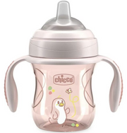 Chicco Transition Cup 200ml pink, ab 4 Monate (1 Stk)