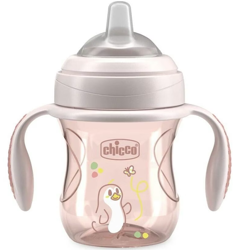 Chicco Transition Cup 200ml pink, ab 4 Monate (1 Stk)