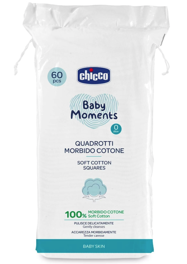 Chicco Wattepads für Babys, ab 0 Monate (60 Stk)