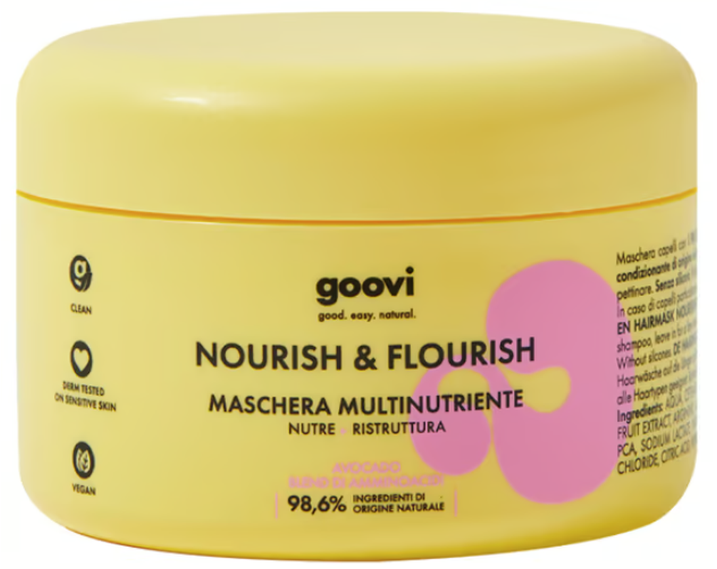 goovi Nourish & Flourish Multinährstoff-Haarmaske (200ml)