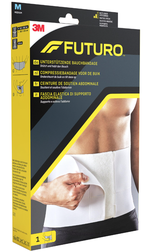 3M FUTURO Unterstützende Bauchbandage M, Bauchumfang 81-107cm (1 Stk)