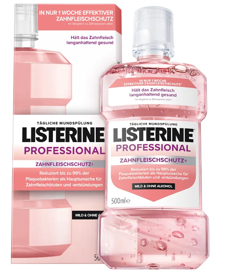 LISTERINE Professional Mundspülung Zahnfleischschutz+ (500ml)