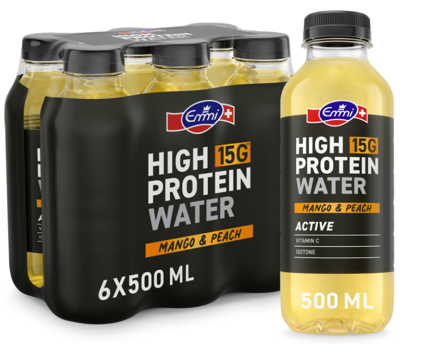 Emmi High Protein Water Active Mango Peach (6x500ml)