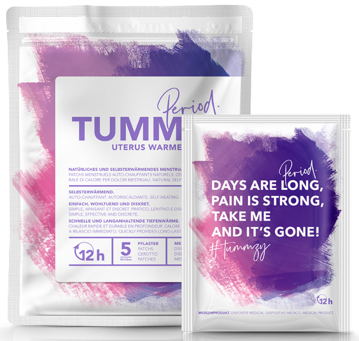 TUMMZY Uterus Warmer Menstruationspflaster (5 Stk)