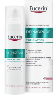 Eucerin Dermopure Clinical Triple Action 3-fach tiefenwirksame Pflege (40ml)