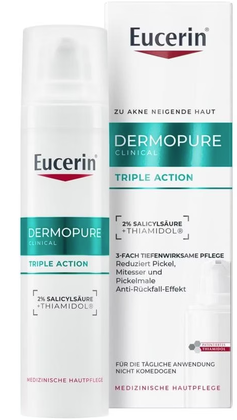 Eucerin Dermopure Clinical Triple Action 3-fach tiefenwirksame Pflege (40ml)