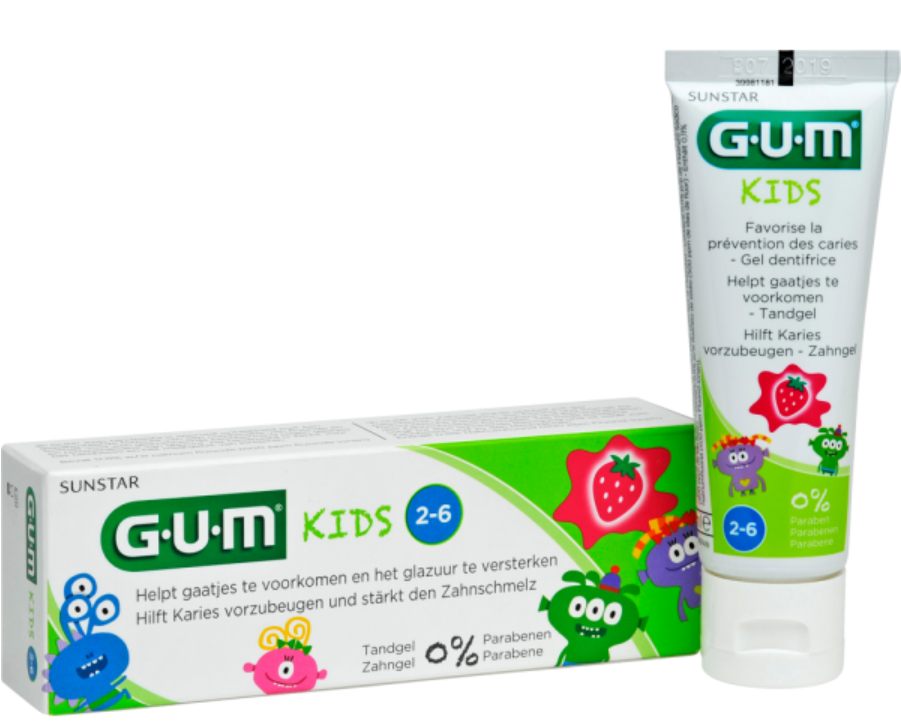 SUNSTAR Gum Kids Zahnpasta Erdbeer (50ml)