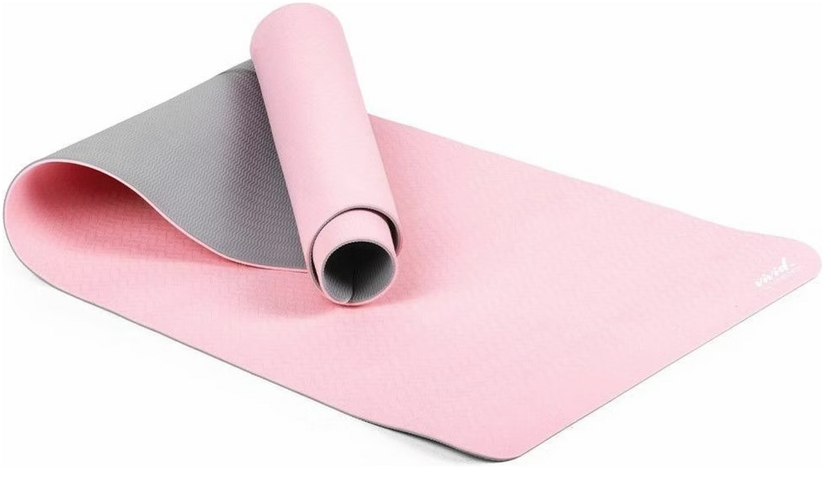 Vivid Yogamatte rosa-grau, 170x60x0.4cm (1 Stk)