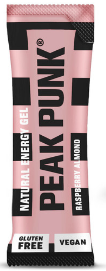 PEAK PUNK Natural Energy Gel Raspberry Almond (25g)