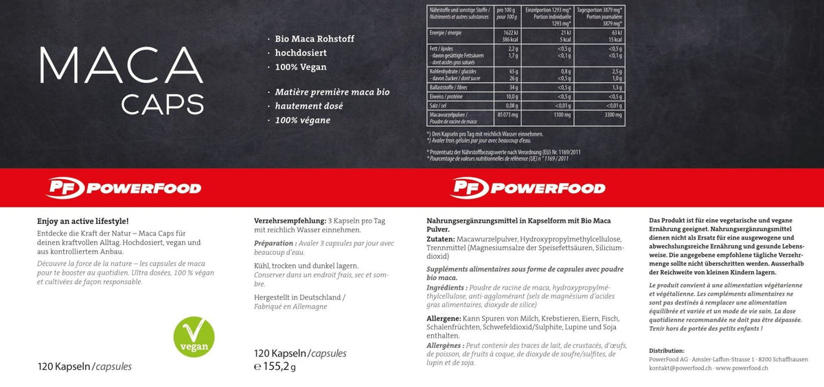 PowerFood Maca (120 Kapseln)