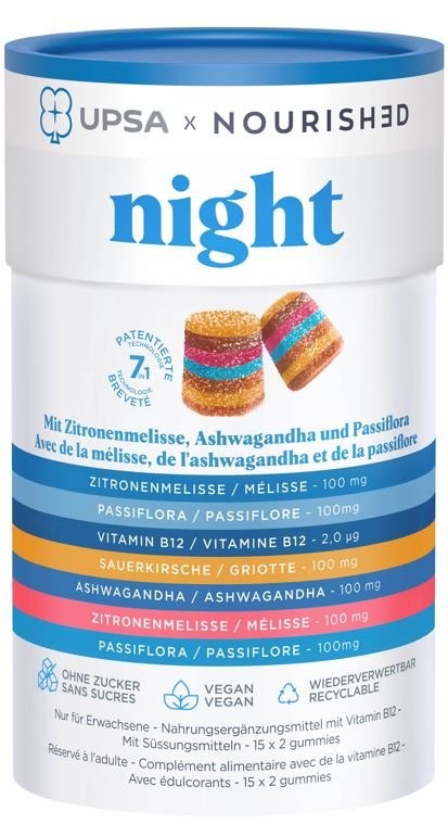 UPSA X NOURISHED Night Gummies (30 Stk)