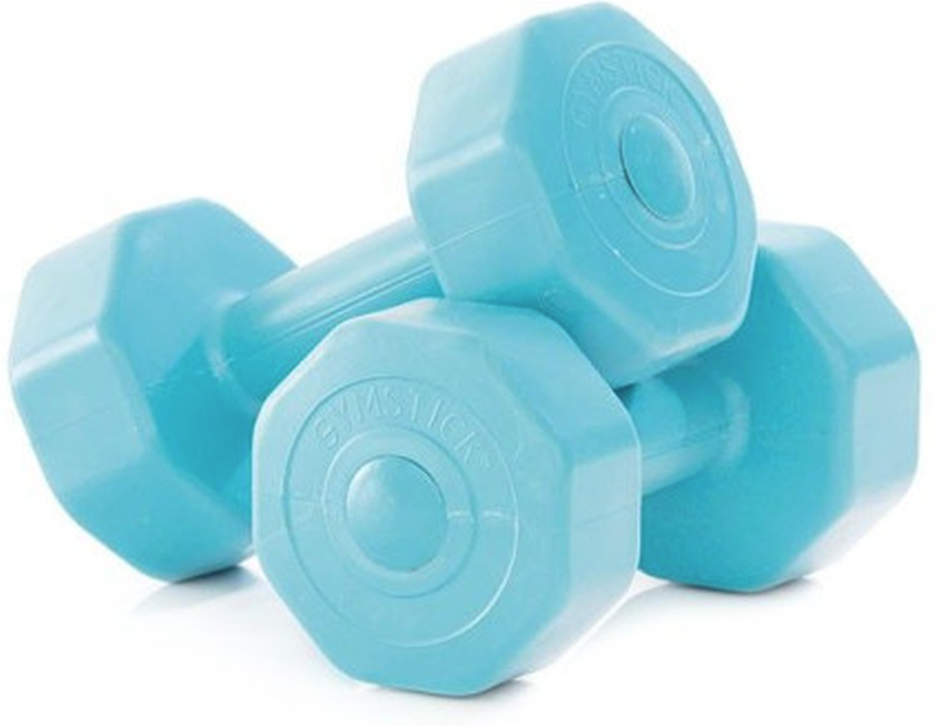 Gymstick Active Vinylhanteln, Gewicht 1kg (2 Stk)