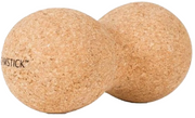 Gymstick Active Faszien-Doubleball aus Kork, 13.5x6.5x6.5cm (1 Stk)