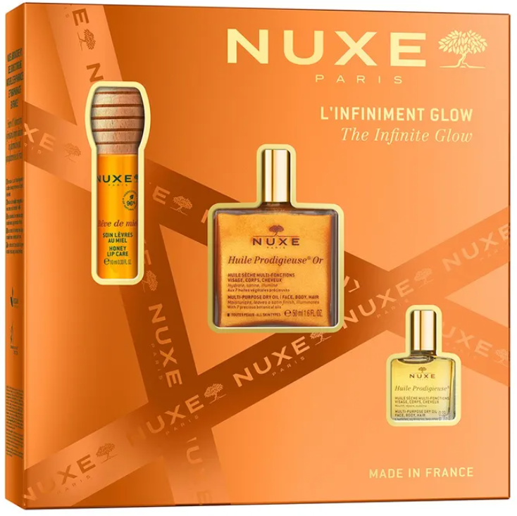 NUXE Huile Prodigieuse Or Glow Geschenkset (3-teilig)