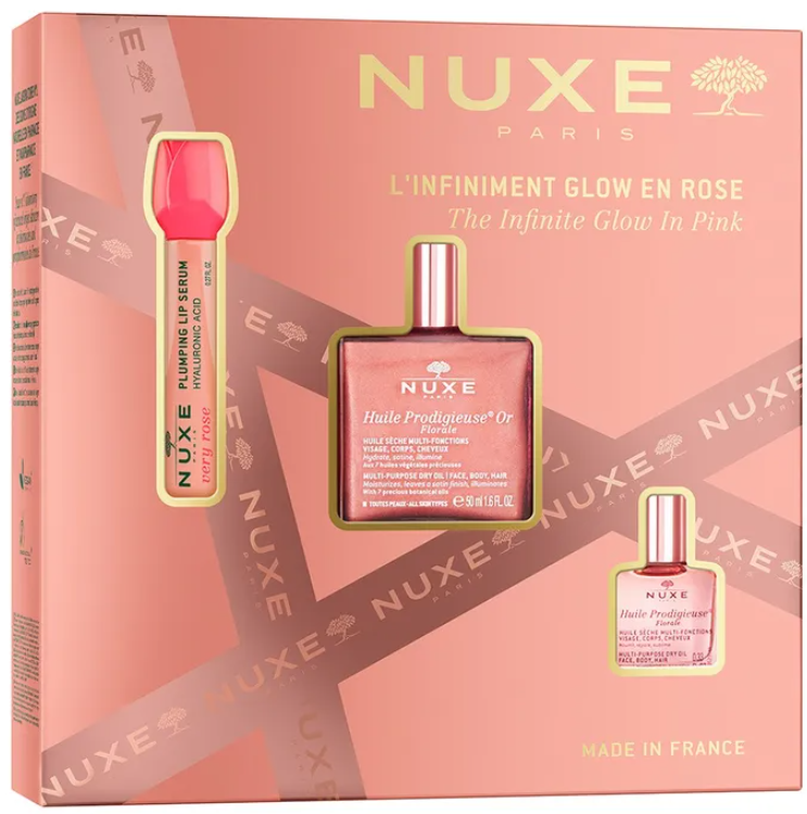 NUXE Huile Prodigieuse Or Florale Glow Geschenkset (3-teilig)