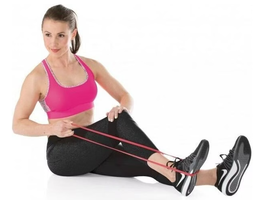 Gymstick Power Band, 1 Meter, sehr leichter Widerstand, blau (1 Stk)