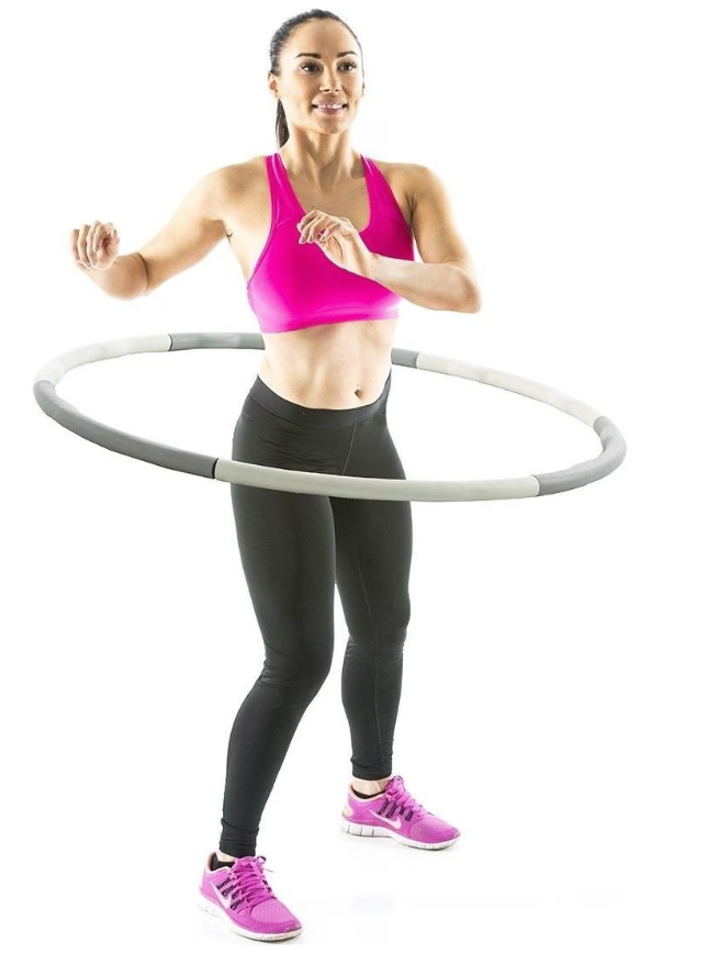 Gymstick Hula Hoop, grau, Durchmesser 100cm (1 Stk)