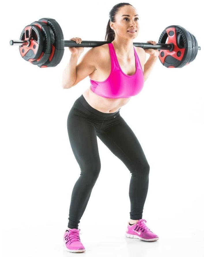 Gymstick Pump-Set grau, 20kg (7-teilig)
