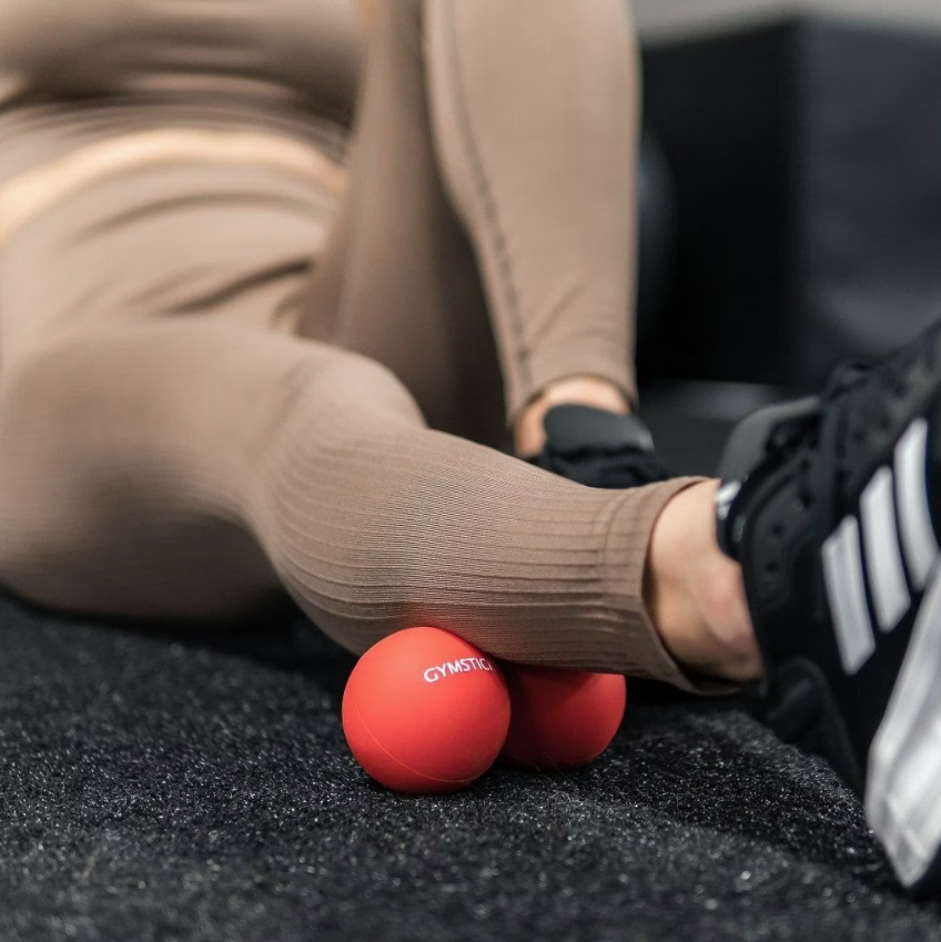 Gymstick Myofascia Double Ball, 12x12x6cm (1 Stk)