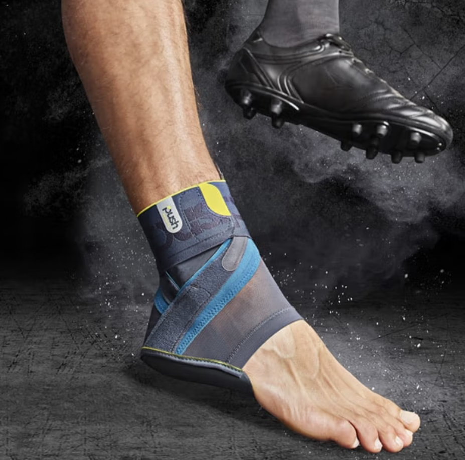 push SPORTS Knöchelbandage Kicx, rechts, Grösse L, Sprunggelenkumfang 25.5-28.5cm (1 Stk)