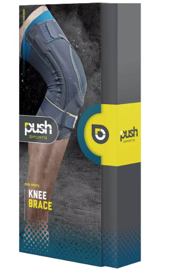 push SPORTS Kniebandage, Grösse M, Knieumfang 31-35cm (1 Stk)