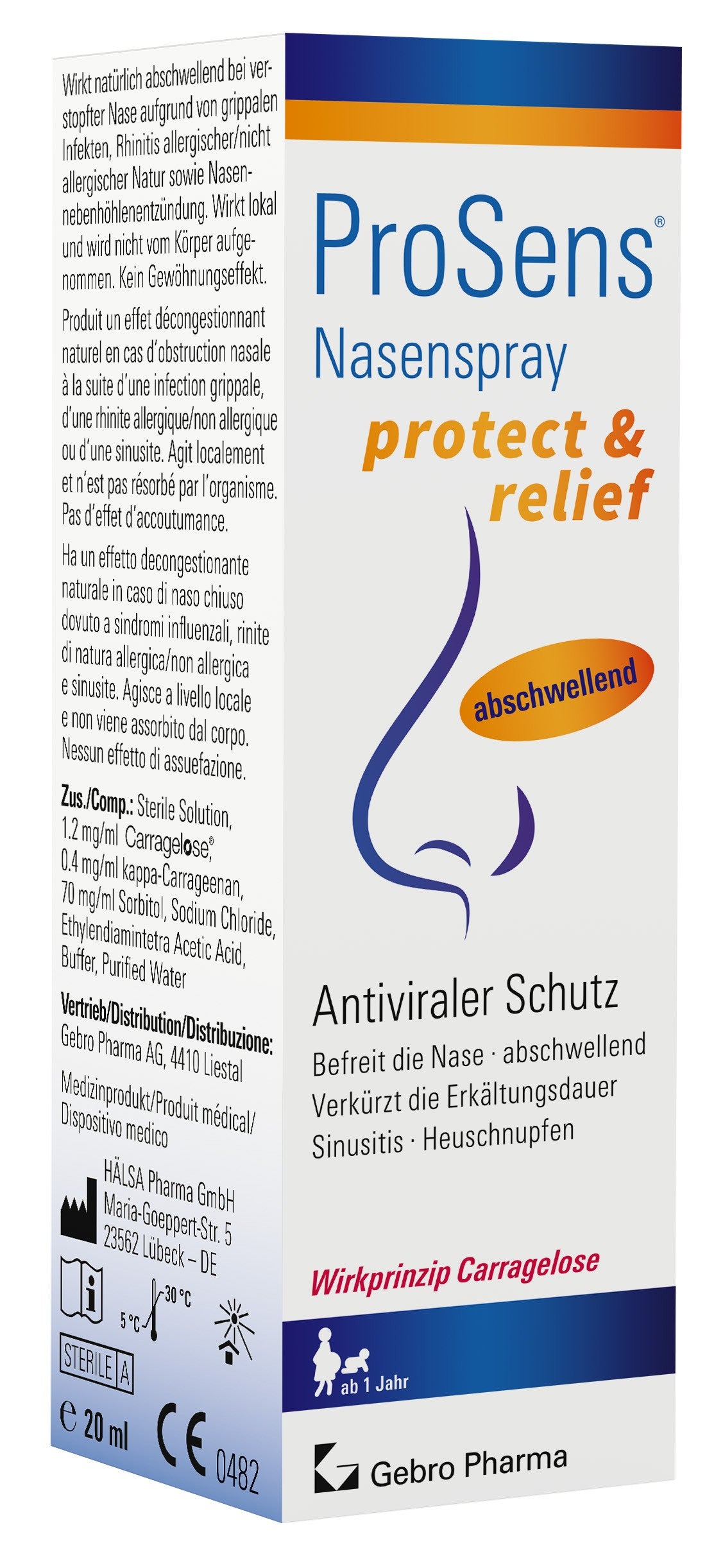 ProSens Nasenspray protect & relief (20ml)