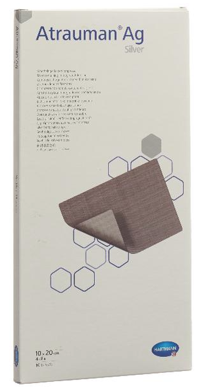 Atrauman Ag sterile Kompressen 10x20cm (10 Stk)