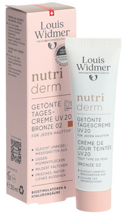 Louis Widmer Getönte Feuchtigkeitspflege UV20, Bronze 02, unparfümiert (30ml)