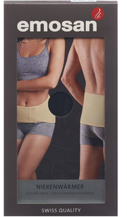 Emosan Ultra Nierenwärmer Velcro grau, Umfang 99-115cm (1 Stk)