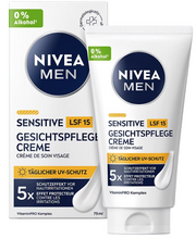 Nivea Men Sensitive Gesichtspflege mit LSF 15 (75ml)