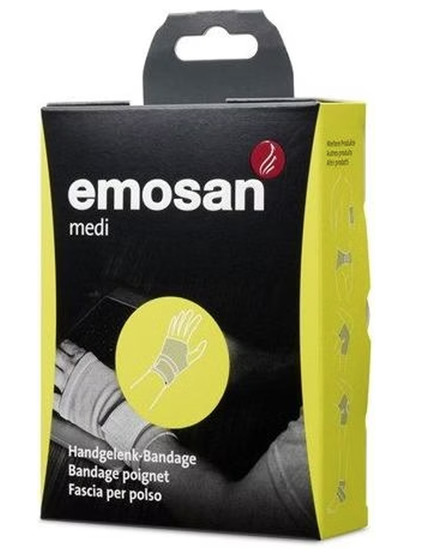Emosan Medi Handgelenk-Bandage, Grösse L/XL, Gelenkumfang 15-20cm (1 Stk)