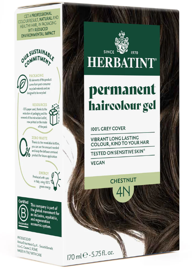 HERBATINT Haarfärbegel 4N Kastanienbraun (170ml)