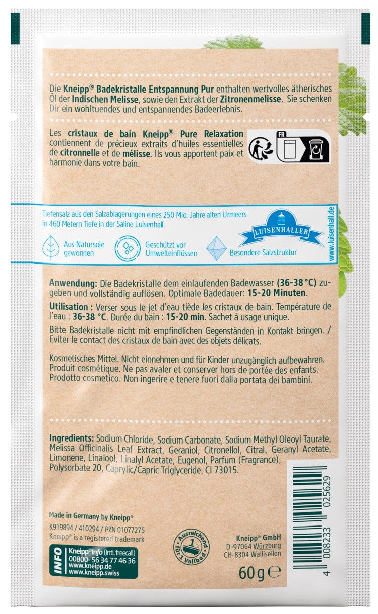 Kneipp Badekristalle Entspannung Pur (60g)