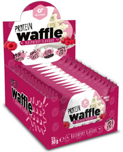 GO FITNESS Protein Waffle White Chocolate Raspberry (12x50g)