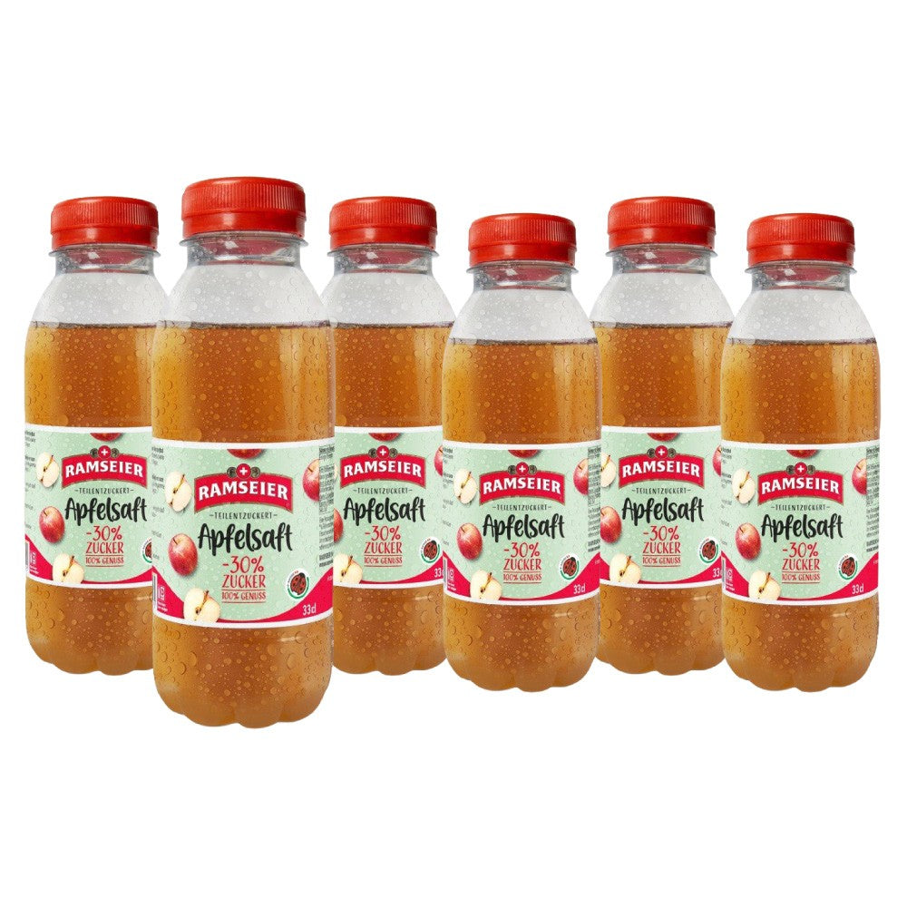 Ramseier Apfelsaft naturtrüb, teilentzuckert (6x33cl)