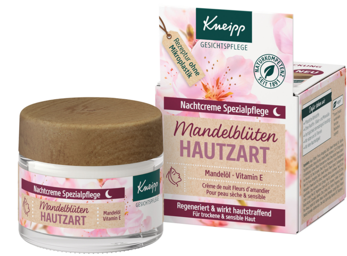 Kneipp Nachtcreme Spezialpflege Mandelblüten Hautzart (50ml)