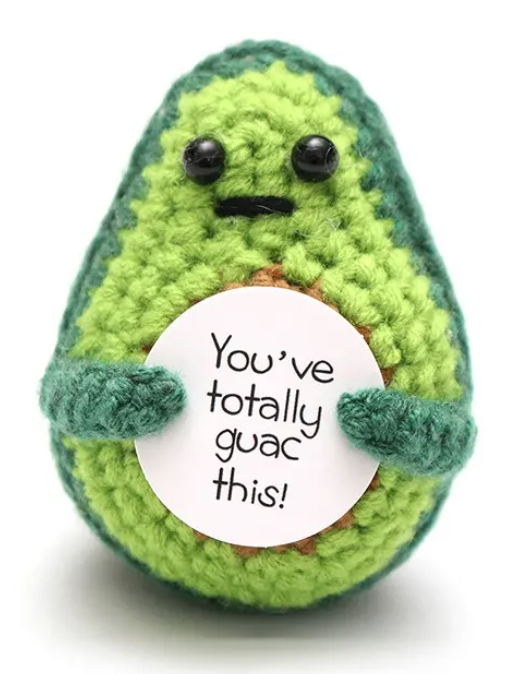 I AM CREATIVE Glücksbringer, Positiv Avocado (1 Stk)