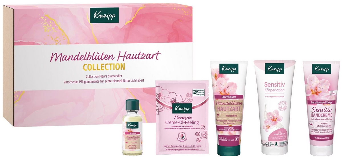 Kneipp Geschenkpackung Mandelblüten Hautzart Collection (5-teilig)