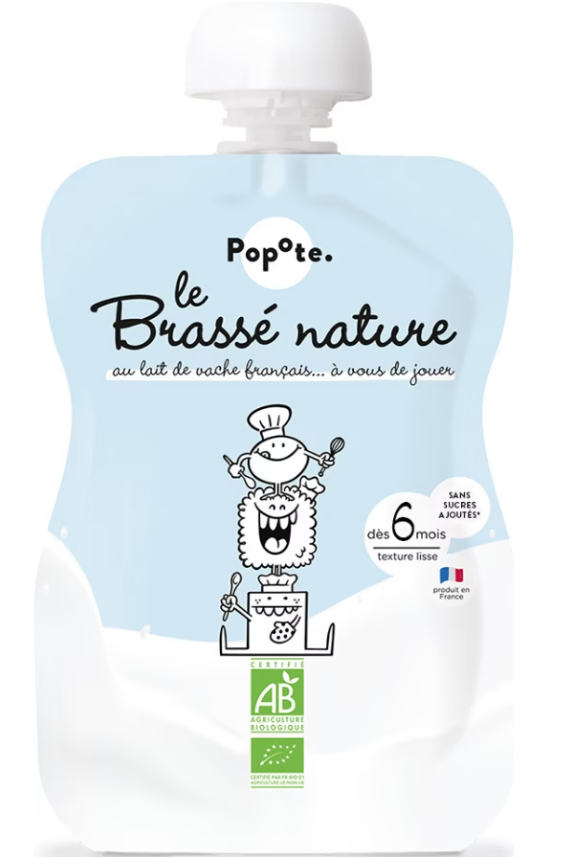 Popote Quetschie Naturjoghurt Bio (120g)