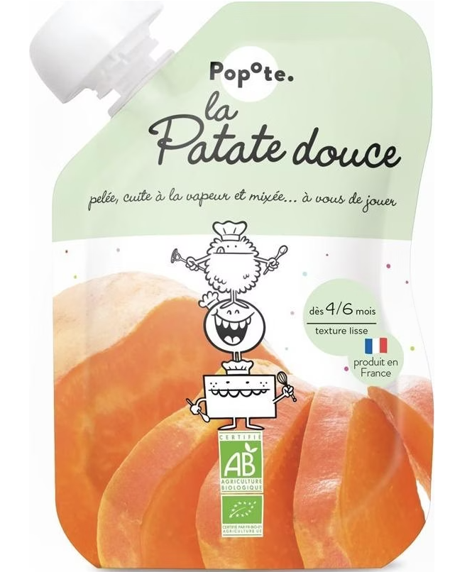Popote Quetschie Süsskartoffel Bio (120g)
