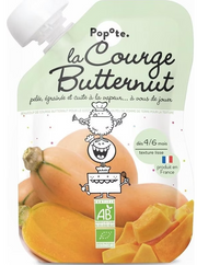 Popote Quetschie Butternusskürbis Bio (120g)