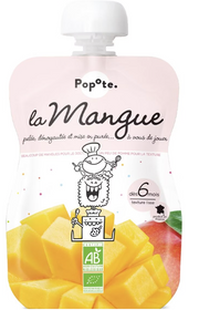 Popote Quetschie Mango Bio (120g)