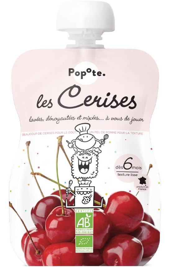 Popote Quetschie Kirsche Bio (120g)