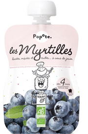 Popote Quetschie Heidelbeere Bio (120g)