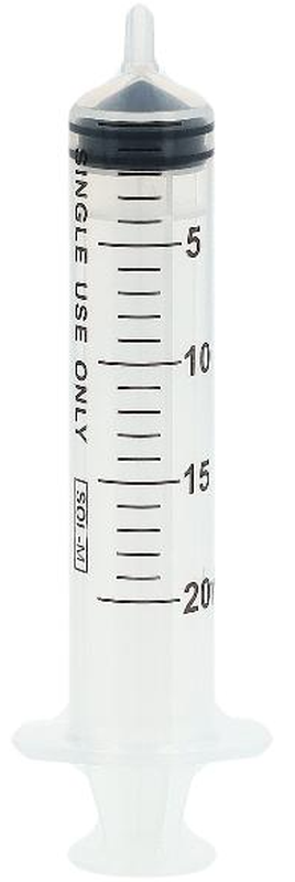 Sol-M 3-teilige Spritze 20ml, ohne Nadel, exzentrisch (100 Stk)